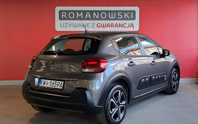 Citroen C3 cena 49900 przebieg: 57493, rok produkcji 2019 z Kraków małe 407